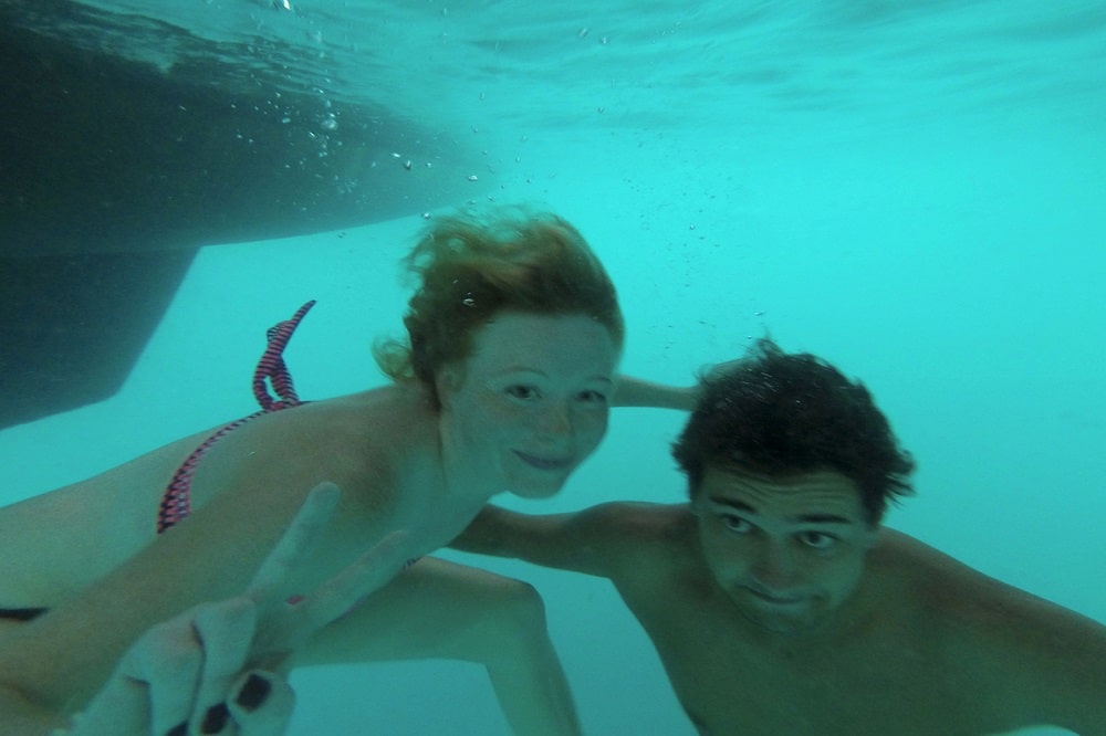 Unterwasserbilder sind durch das klare Wasser in Thailand einfach toll