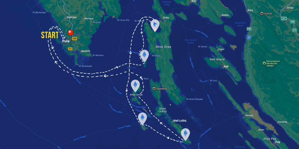 Route Pula
